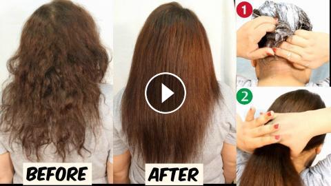 Permanent Hair Straightening At Home - Hair Straightening Tutorial - Hair  Straightening Cream