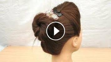 Best Hairstyle For Party 2019 Easy Beautiful Bun