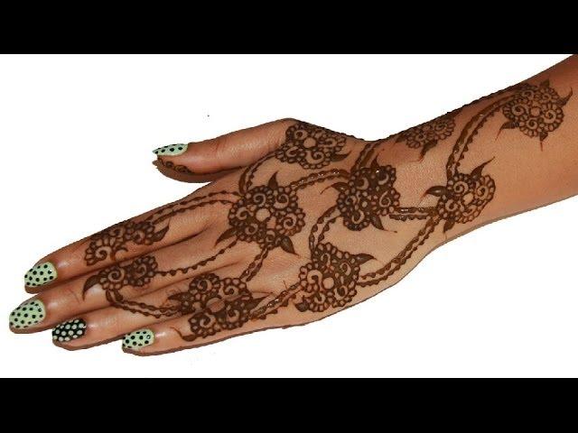 How To Draw Simple Easy Henna Design
