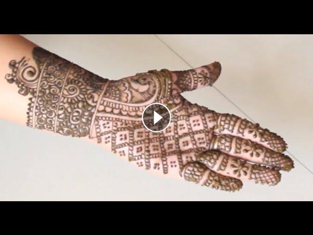 Easy Simple Henna Design How To Draw Henna Mendhi For Full