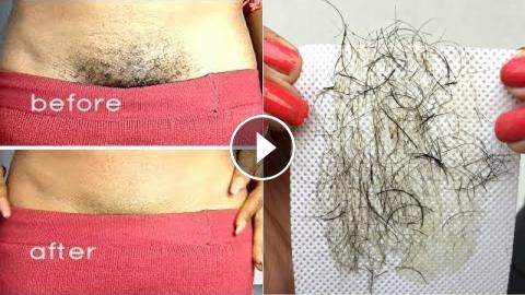 Remove Pubic Hair at Home Naturally & Permanently | No Shave No Wax | Remove  Private Part Hair