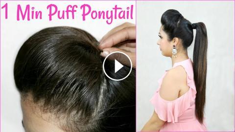 EASY Everyday Messy Fishtail Ponytail For School College Work Deepika  Padukone Indian Hairstyles  YouTube